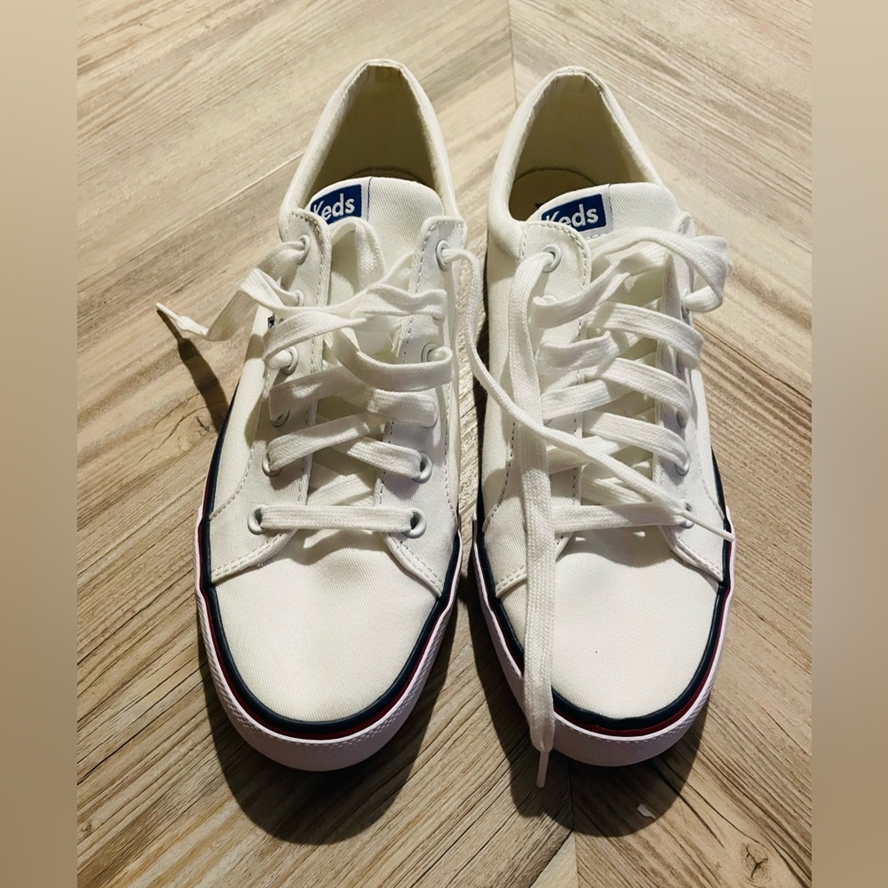 White Canvas Keds